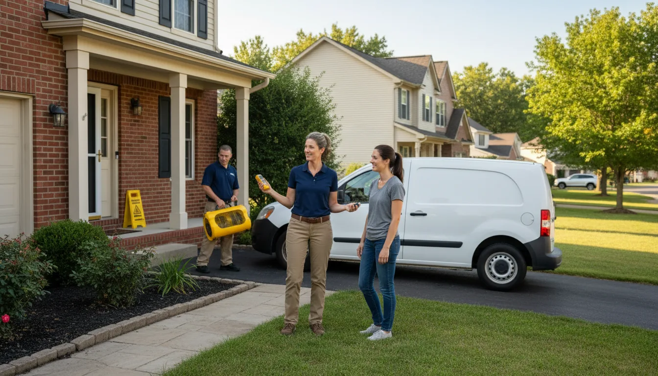 Water restoration image for Flood Water Cleanup, Removal And Restoration Services in Portland, OH